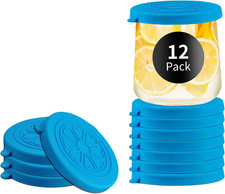 Oui Yogurt Jar Lids Silicone Covers Fit for 5 Oz Oui Yogurt Glass Jars Perfe