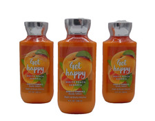 3 BATH  BODY WORKS Get Happy White Peach Sangria BODY LOTION SEALED