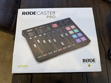 Placa de sonido Rode Caster Pro con fuente de alimentación, podcasting, NUEVA.