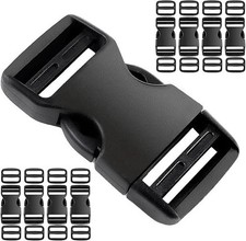 8 Set 1 Inch Heavy Duty Buckles Quick Side Release Buckles Dual Adjustable