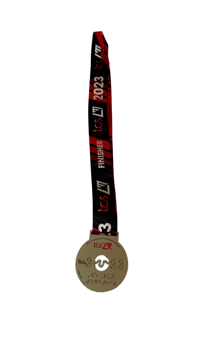 Flora london marathon 2002 finishers medal