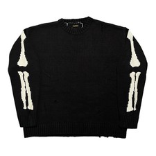 Kapital Bone Knit Sweater Black White