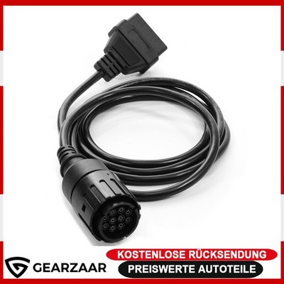 BMW Motorrad Diagnose Adapter Kabel Fit für UniCarScan UCSI-2000 OBDLink Schwarz