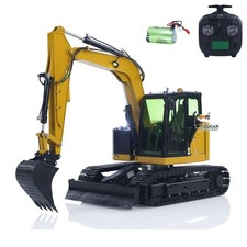 Metalowa koparka hydrauliczna 1/14 RC C308 LED koparka pojazd RTR Flysky ST8 radio