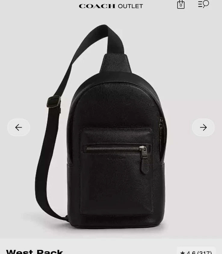 Coach 斜跨小包包男士| eBay