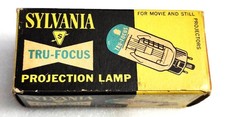 Vintage NOS Sylvania BEH Tru-Focus Blue Top Projector Lamp Bulb - 150W 120V T10