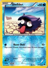 Shellder 22 Reverse Holo 22/122 Common XY BREAKpoint LP Pokemon Card