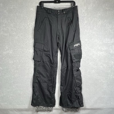 BURTON Cargo Snowboard Ski Pants Men s Size Small Black Pockets