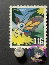 Beautifly Pokemon Stamp Card Japanese Shogakukan Nintendo Game Anime TCG 9A