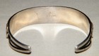 Vintage RANDALL ENDITO STERLING SILVER-TURQUOISE-CORAL CUFF BRACELET Navajo — photo 6