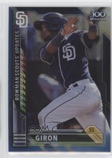 2016 Bowman Chrome Scout's Top 100 Updates Blue Refractor 81/150 Ruddy Giron 2f9
