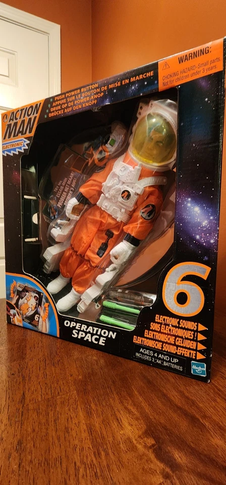 ACTION MAN "OPERATION SPACE" 1999 HASBRO 12" ARTICULATED FIGURE ELECTRONIC SOUND - Image 2 of 4