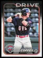 2024 Topps Pro Debut Cutter Coffey Greenville Drive #PD-113