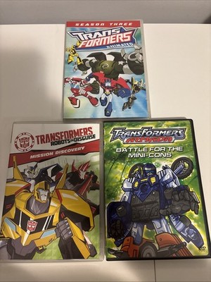 Transformers Animated: Season Three , Armada, Robots In Disguise Lot Bundle DVD