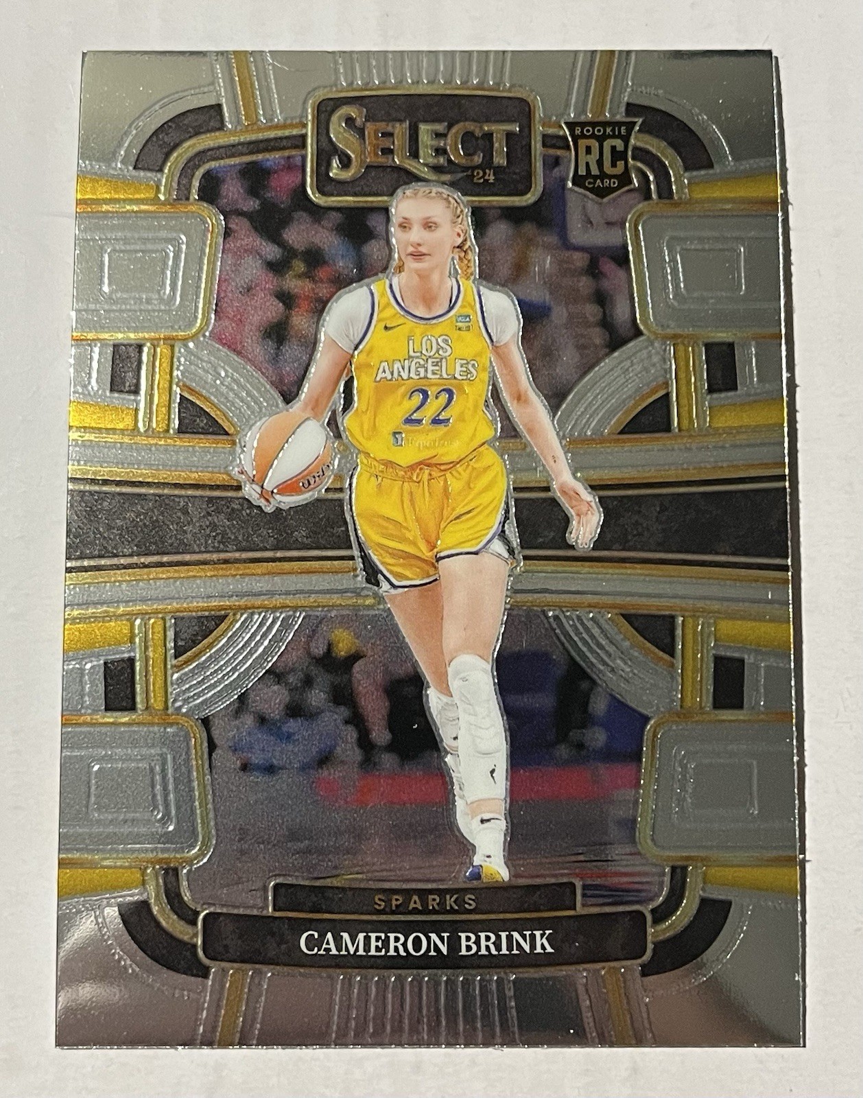 2024 Panini Select WNBA Concourse Silver Prizm #56 CAMERON BRINK RC B82