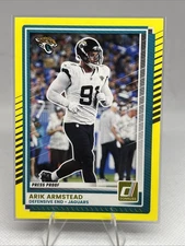 2025 donruss football  #45 Arik Armstead - Yellow Press Proof