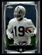 2014 Topps Chrome #118 Mike Davis Rookie Card Oakland Raiders. rookie card picture