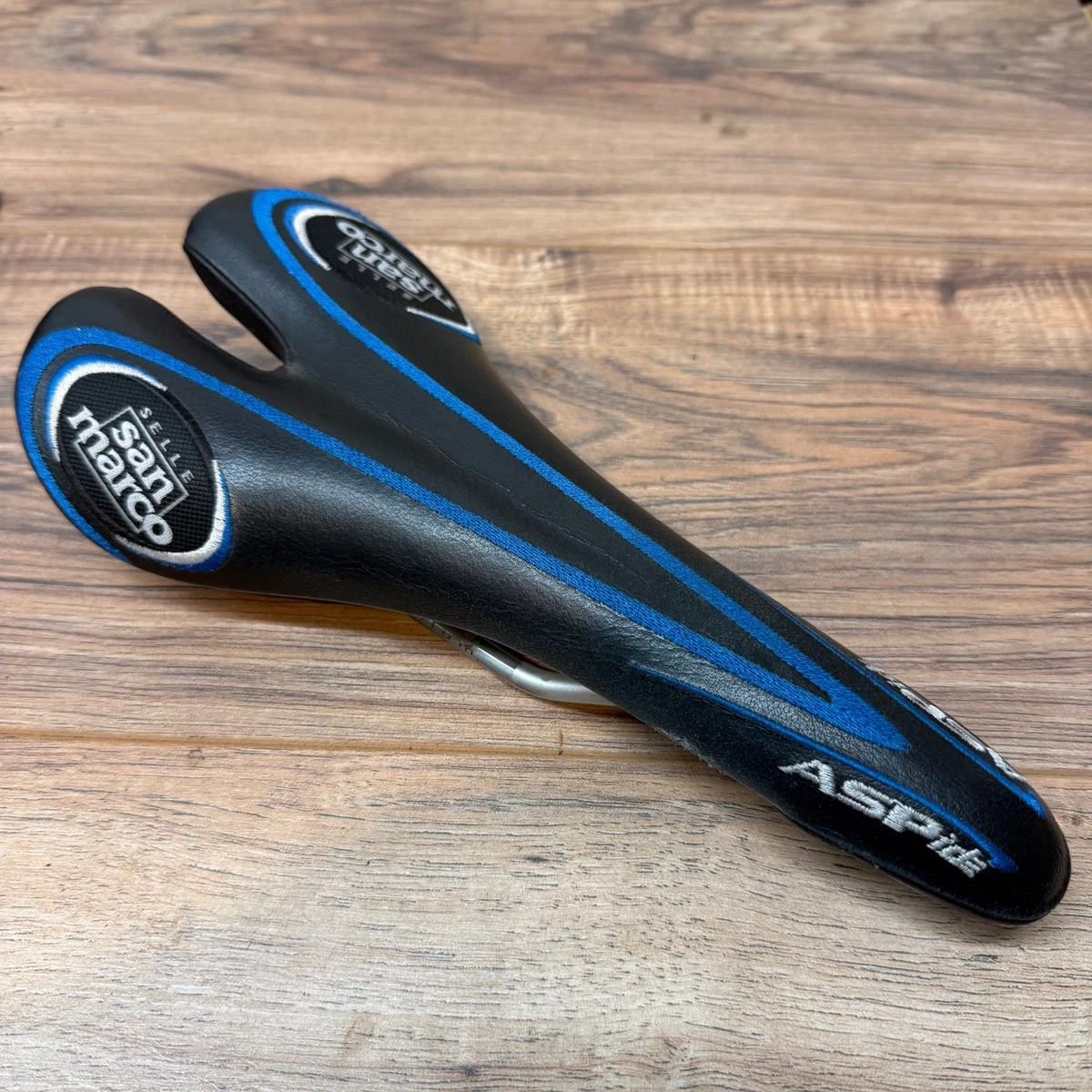 Selle San Marco Squadra HDP Vintage - Cuir Noir - 327g - Made In Italy
