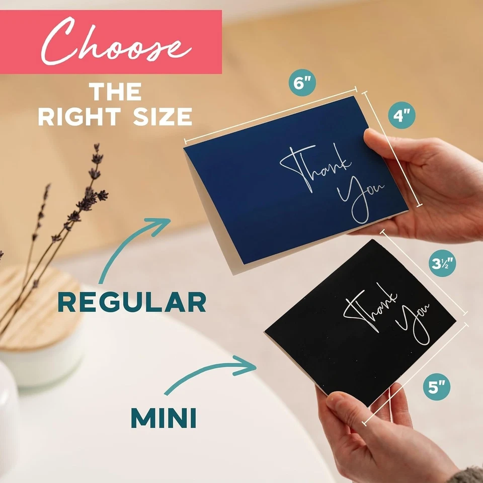 Tarjetas De Agradecimiento Divertidas Con Sobres Y Pegatinas Tarjetas De Notas. - Image 3 of 4