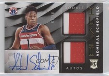 2019 Panini Black Rookie Memorabilia Gold 7/10 Admiral Schofield #RM-AS Auto 7n6