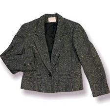 Vintage Pendleton black wool blazer size 12