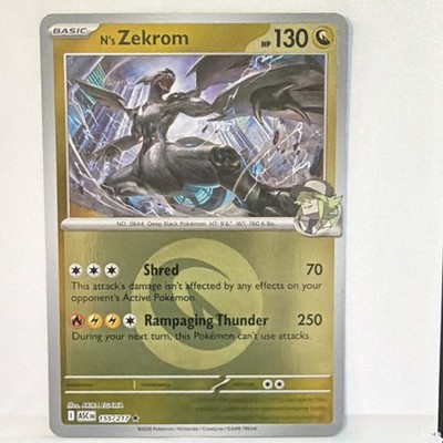 Pokémon TCG N's Zekrom 155/217 ME03: Ascended Heroes Reverse Holo Energy type
