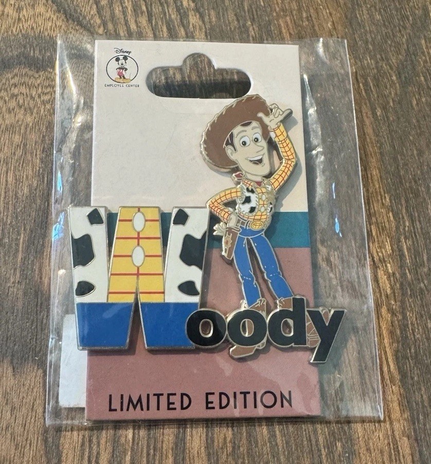 DEC Woody Character Name Pin LE 250