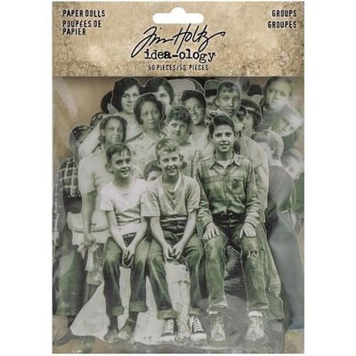Tim Holtz Idea-ology Paper Dolls Stanzformen 50 Stück - Gruppen TH94137