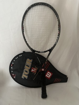 Wilson Tour Titanium & Graphite Tennis Racket with Cover Sleeve | eBay
