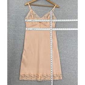 Vintage Sliperfection Chemise Womens 34 B Peach Slip Negligee Lingerie Nightgown
