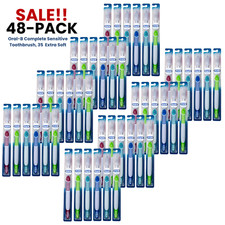 48-PACK Oral-B Complete Sensitive Toothbrush 35 Extra Soft Bristles, BEST PRICE!