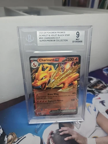 2023 Pokémon Promos Scarlet & Violet Black Star 161 Charizard EX P BGS 9