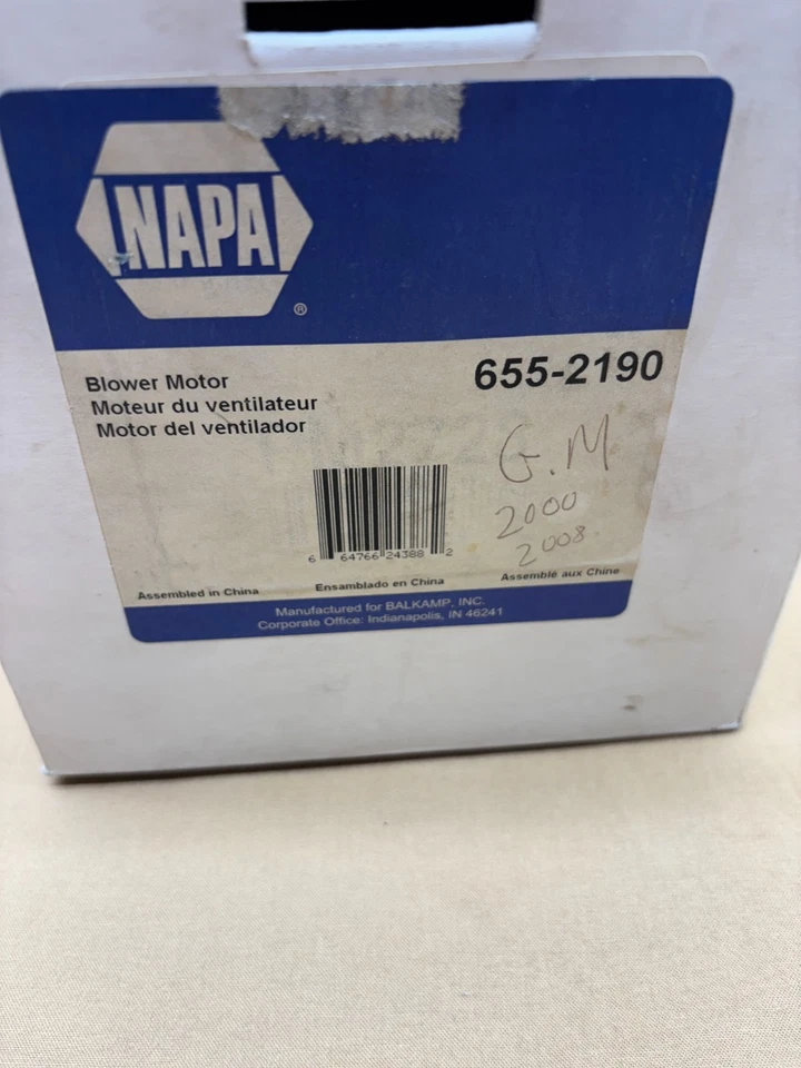 Motor soplador de control de clima VDO PM2728 Continental HVAC GMC Hummer NAPA Foto 4 de 4