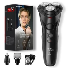 rategist Cordless Electric Razor for Men: 3-in-1 Shaver for Beard/Nose/Sideburns