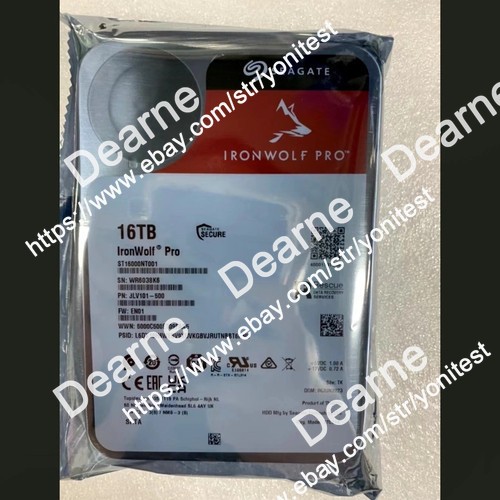 New Seagate IronWolf Pro ST16000NT001 16TB 7200RPM 256MB 6Gb/s