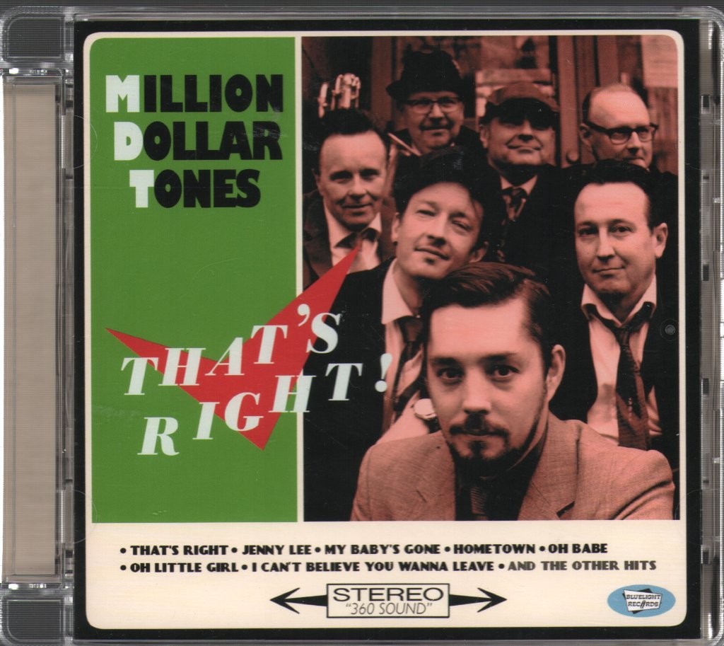 Million Dollar Tones That's Right! CD Finland Bluelight 2019 BLR331962