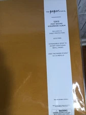 Paper Studio 12" x 12" Post Bound Scrapbook With 10 Sheet Protectors Sealed New