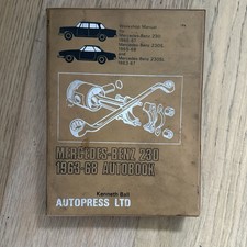 Mercedes Benz 280 1968-72 Autobook Workshop Manual 280 S 280 Se 280 Sel 280sl Mercedes Benz 280 1968-72 Autobook Workshop Manual 280 S 280 Se 280 Sel 280sl