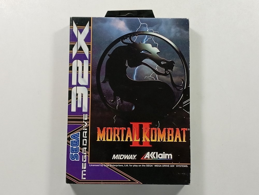MORTAL KOMBAT II SEGA MEGADRIVE 32X PAL-EURO (COMPLETE - VERY GOOD CONDITION)