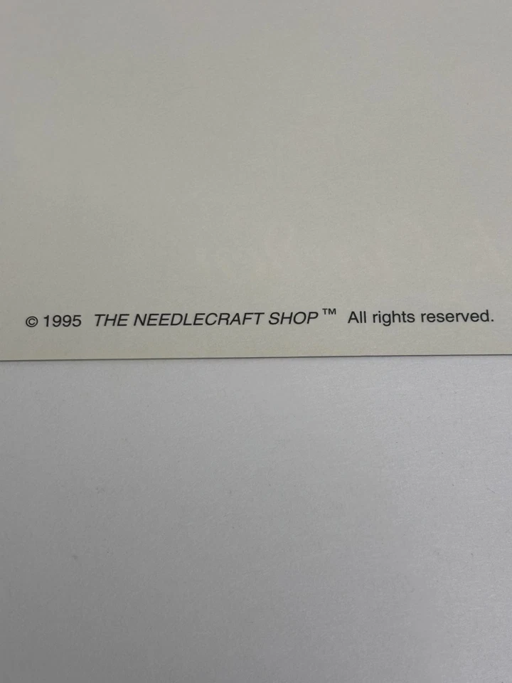 Patchwork Garden Quilt Look Afghan Crochet Pattern Card Needlecraft Shop - Image 3 of 4