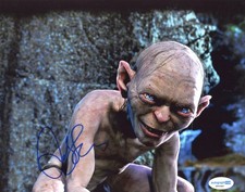 Andy Serkis "The Lord of the Rings" AUTOGRAPH Signed 'Gollum' 8x10 Photo C ACOA