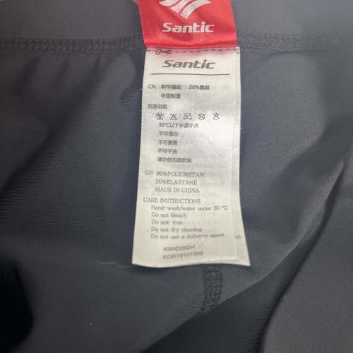 Santic Women's Black Cycling Pants - Size Medium Padded, Breathable, Reflective - Bild 6 von 13