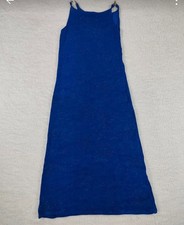 Charlotte Halton Blue Sparkly Maxi Dress Size M