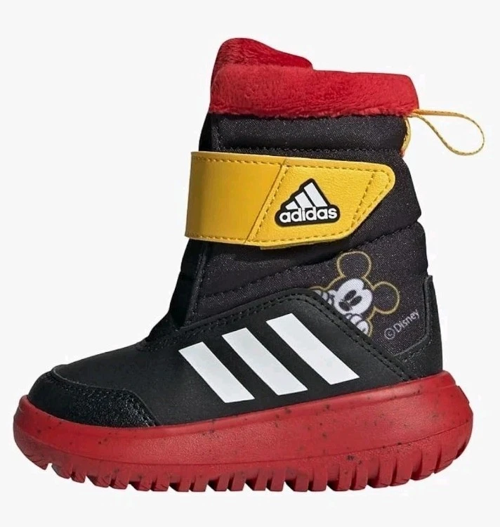 Stivali invernali Adidas x Disney Winterplay Topolino unisex bambini uk 2 5 eu 35