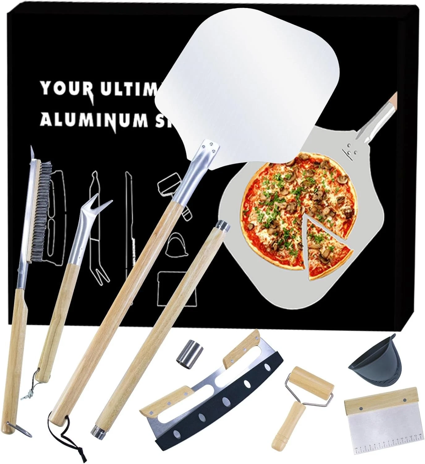 7PCS Pizza Oven Accessories Kit – Premium Pizza Making Tools Set for Home & Outd
Opens in a new wind