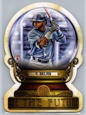 2022 Topps Gypsy Queen #CG-3 Vidal Brujan Crystal Gazing Die Cut