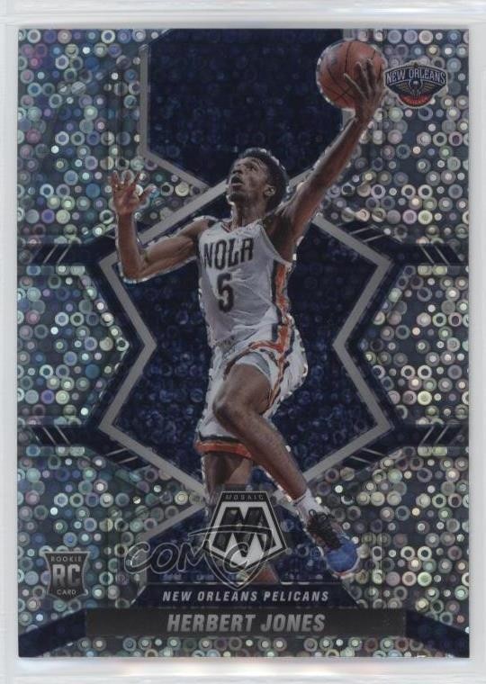 2021-22 Panini Mosaic Rookies Fast Break Silver Prizm Herbert Jones #231 2l4