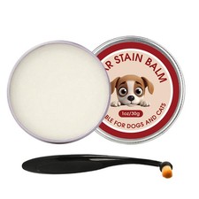 Natural Tear Stain Remover For Dogs 40g Cleaning Balm With Brush Eye Cleaner Dog