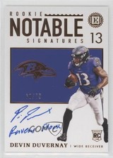 2020 Panini Encased Rookie Notable Signatures 60/75 Devin Duvernay Auto 09k3