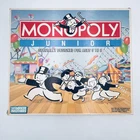 Vtg 1990 Monopoly Junior Board Game Complete Parker Brothers Amusement Park 90s